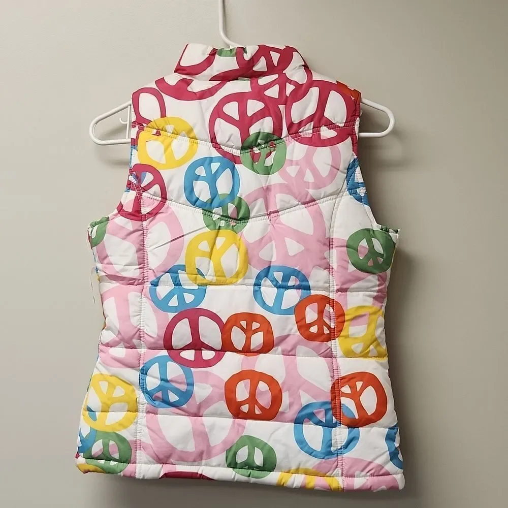 Old Navy Peace Sign Frost Free Vest XL 14